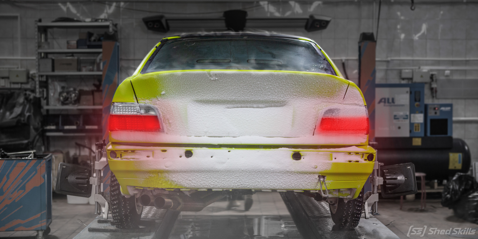 Развал-схождение гоночной BMW