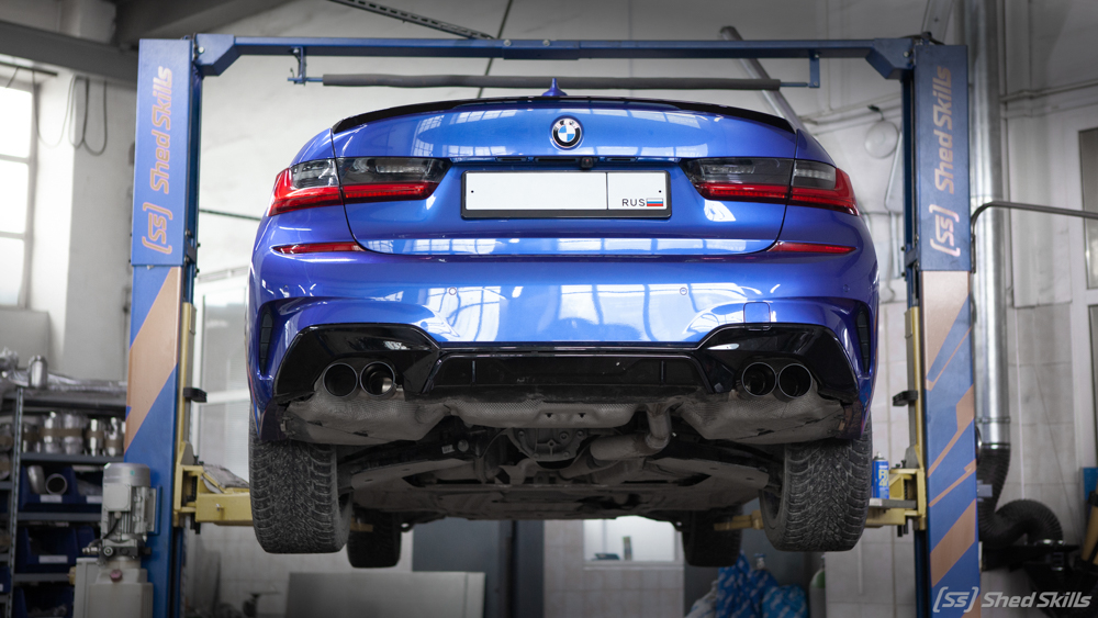 BMW 320D выхлопная система