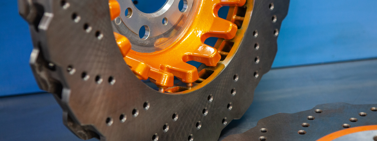 Окраска ступицы тормозного диска